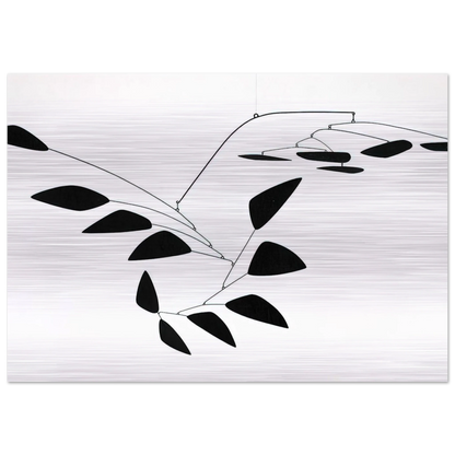 THE Y 1960 - Alexander Calder Brushed Aluminum Print - 70x100 cm / 28x40 inches | Alexander Calder Aluminum Print | Alexander Calder Prints