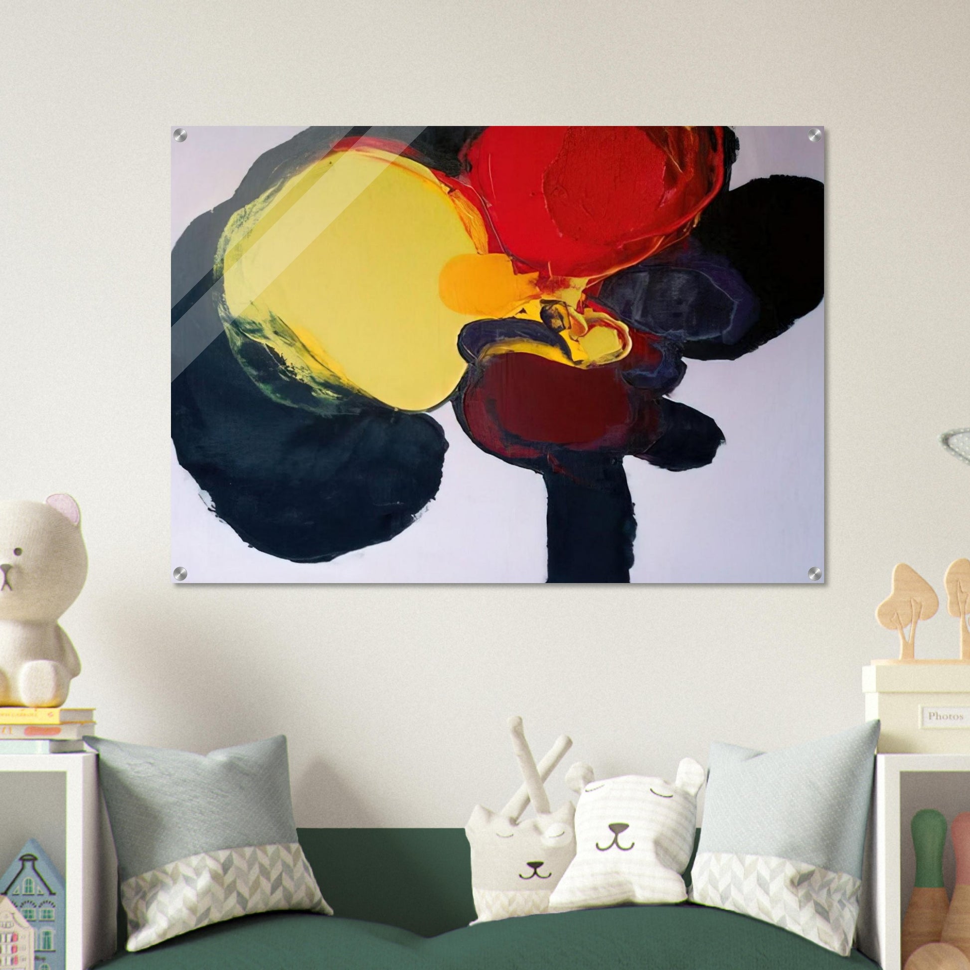 COMPOSITION 1965 - Luis Feito Acrylic Print - 70x100 cm / 28x40″ inches