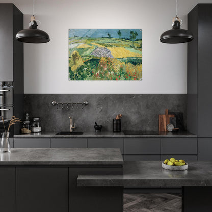 Wheatfields - Vincent van Gogh Acrylic Print - 70x100 cm / 28x40″ inches