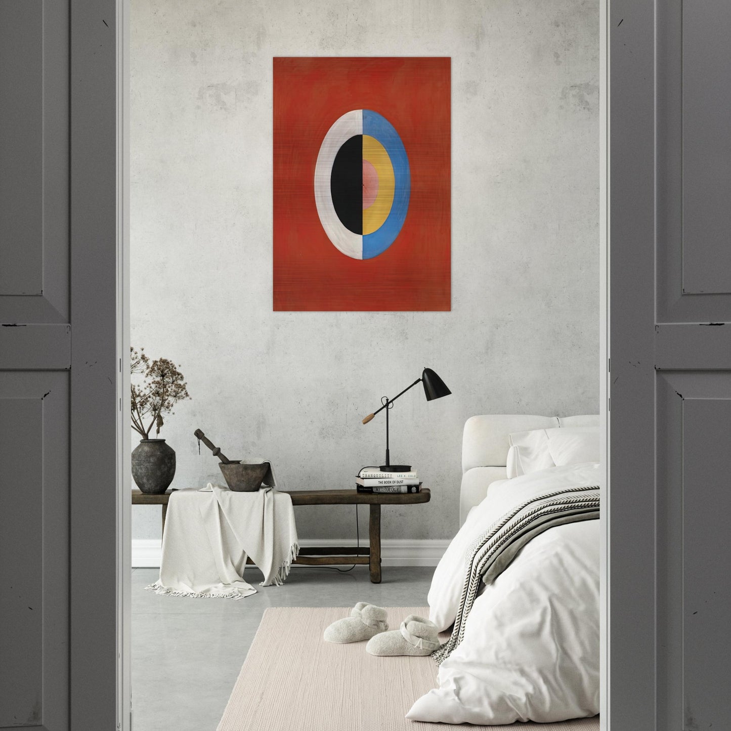 THE SWAN NO 17 1915 0 - Hilma af Klint Brushed Aluminum Print - 70x100 cm / 28x40 inches | Hilma af Klint Aluminum Print | Hilma af Klint Prints