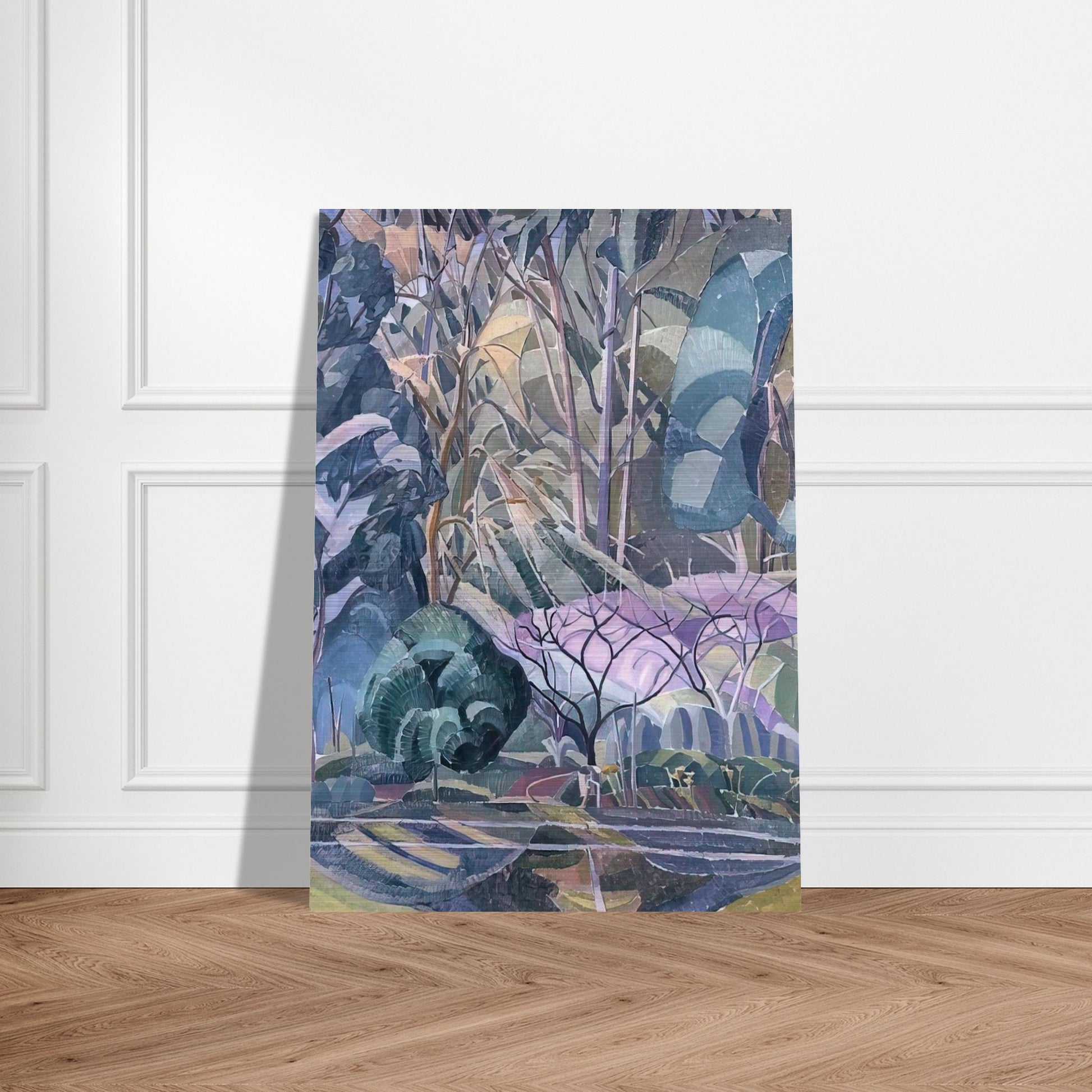 Trees - 1927 - Grace Cossington Smith Brushed Aluminum Print - 70x100 cm / 28x40 inches | Grace Cossington Smith Aluminum Print | Grace Cossington Smith Prints