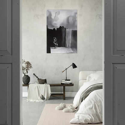 WEST SIDE OF THE ISLE OF THE DEAD - Salvador Dali Brushed Aluminum Print - 70x100 cm / 28x40 inches | Salvador Dali Aluminum Print | Salvador Dali Prints