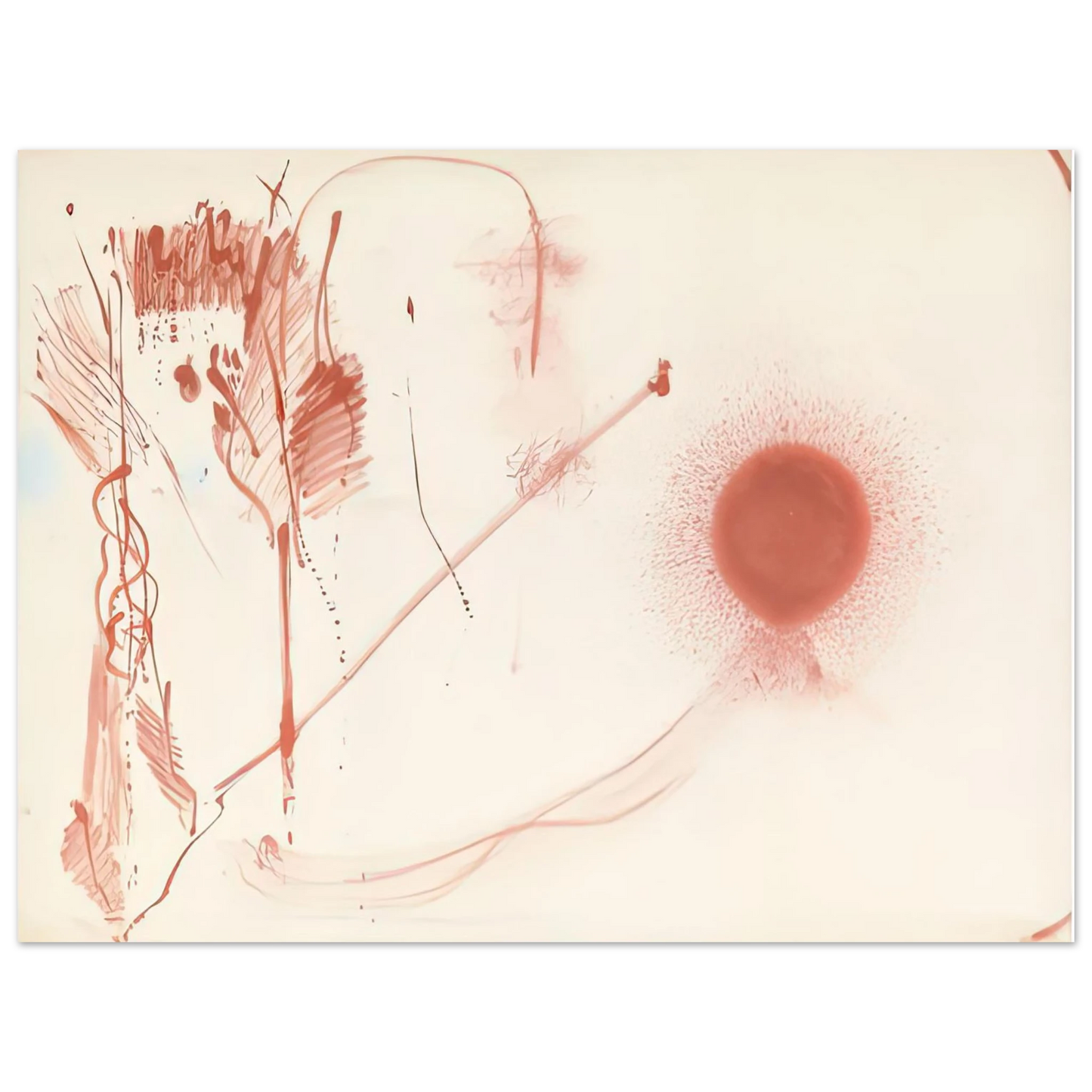 Helen Frankenthaler - Towards a New Climate, 1957- Wall Art - 21x29.7 cm / 8x12" - Fine Art Poster-canvas - -