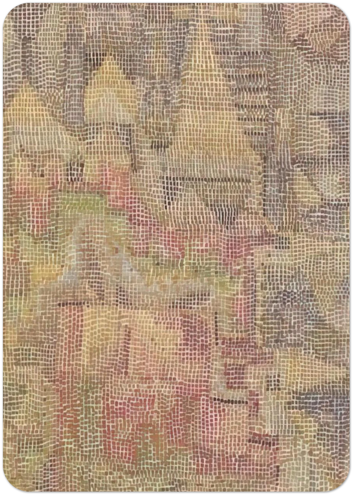CASTLE GARDEN 1931 By Paul Klee Pack of 10 Post Cards | Paul Klee Post Cards | A6 (10.5 x 14.8 cm) - 4.1 x 5.8 inches