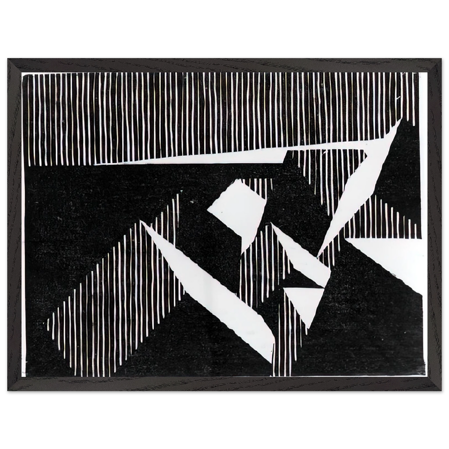 MC Escher - ESCHER (8) Wall Art - 60x80 cm / 24x32 inches - Premium Wooden Framed Poster With Fine Art Paper - White frame