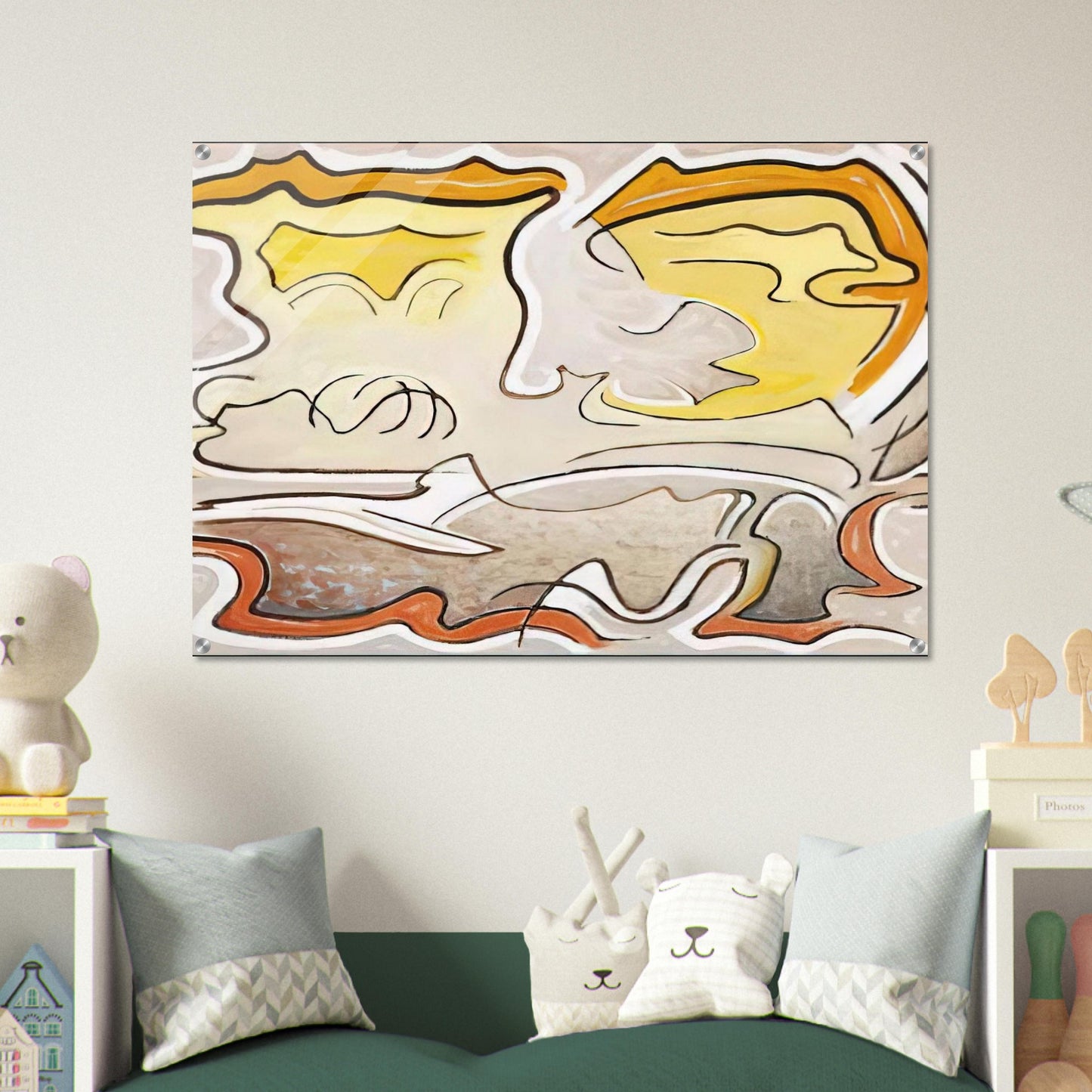LSH 83 - 1957 - Lawren Harris Acrylic Print - 70x100 cm / 28x40″ inches | Lawren Harris Wall Art | Lawren Harris Prints