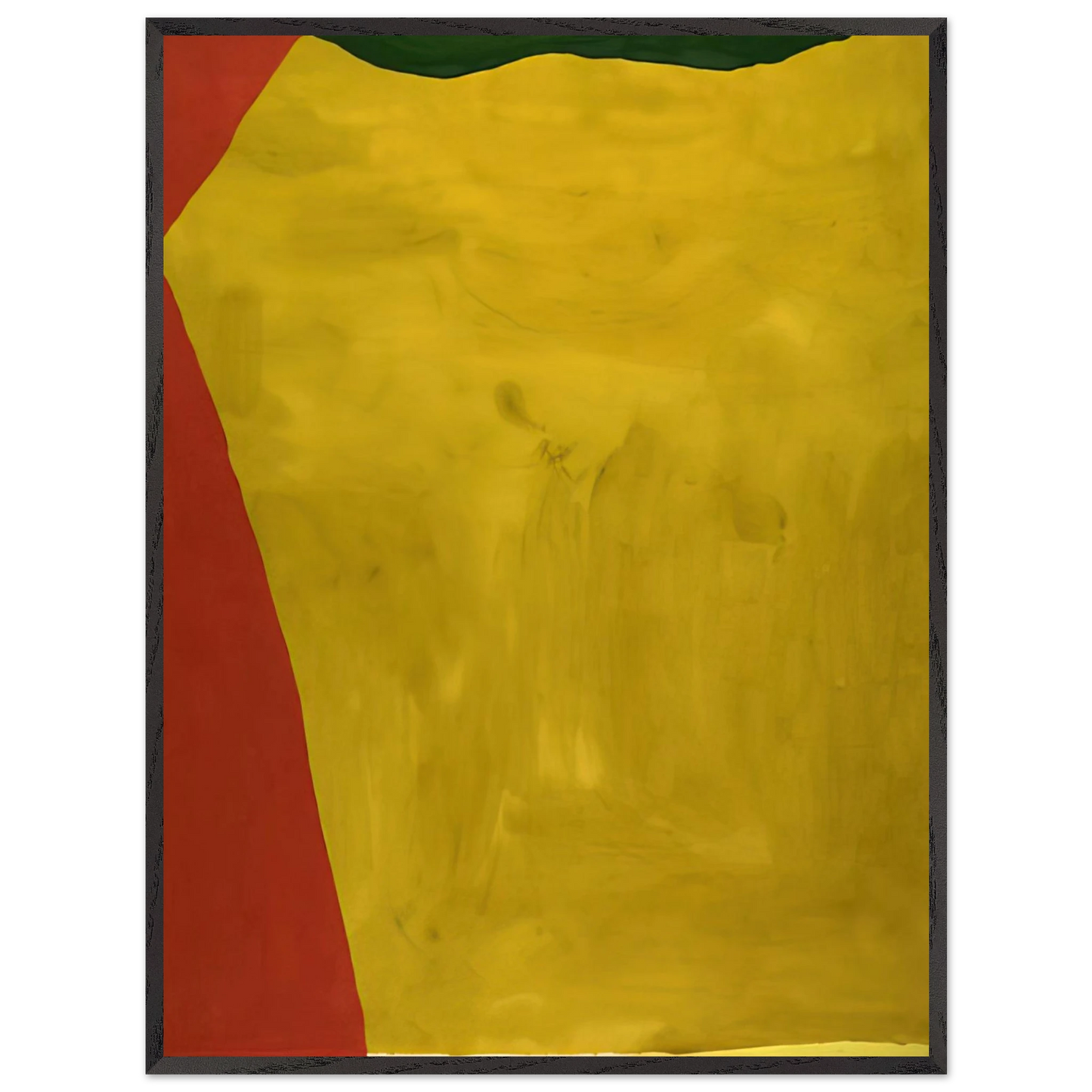 Helen Frankenthaler - Blessing of the Fleet - 1969 Wall art - 45x60 cm / 18x24 inches - Premium Wooden Framed Poster With Fine Art Paper-canvas - Black frame