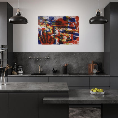 Untitled From The Brushwork Series - 1999 - Patrick Heron Acrylic Print - 70x100 cm / 28x40″ inches | Patrick Heron Wall Art | Patrick Heron Prints