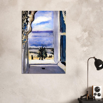 THE OPEN WINDOW 1918 - Henri Matisse Brushed Aluminum Print - 70x100 cm / 28x40 inches | Henri Matisse Aluminum Print | Henri Matisse Prints