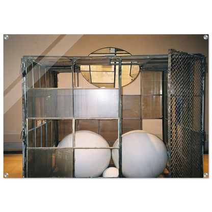 CELL 3 WHITE MARBLE SPHERES 1993 - Louise Bourgeois Acrylic Print - 70x100 cm / 28x40″ inches