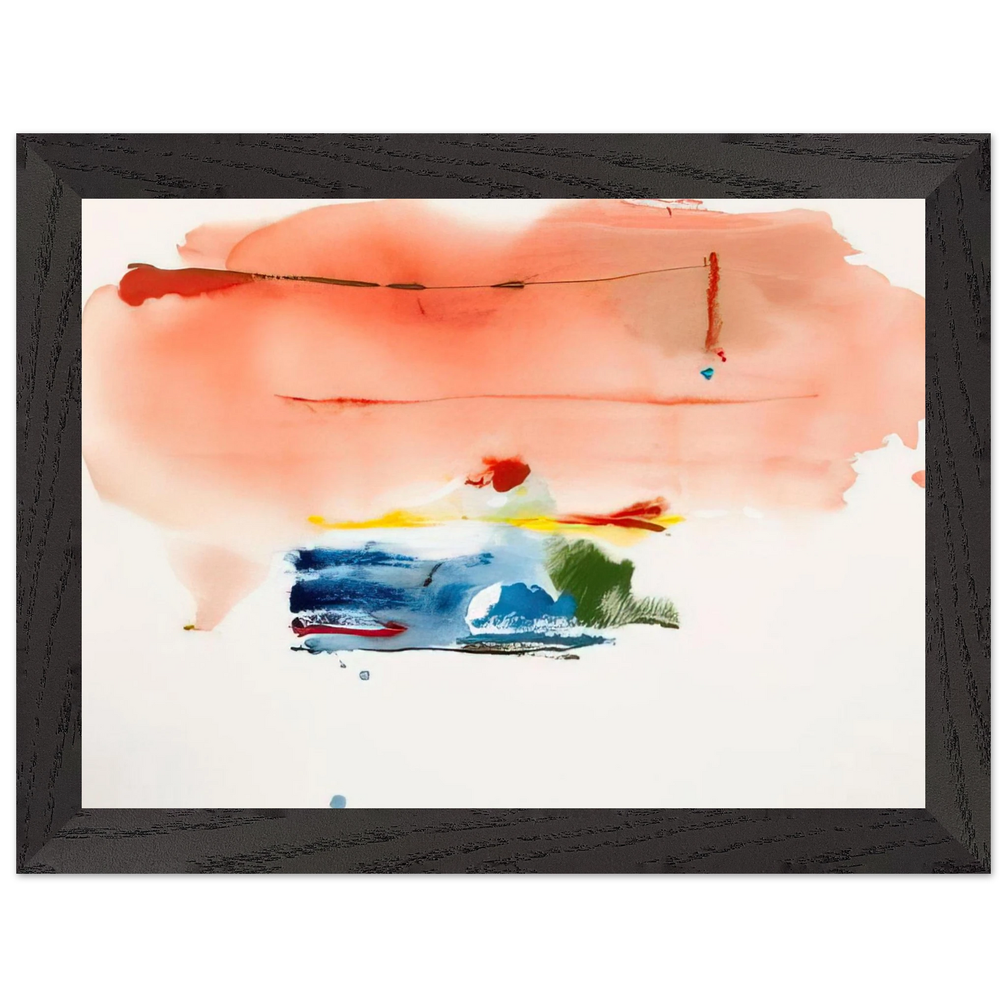 Helen Frankenthaler - Santa Fe II - 1986 Wall art - 40x50 cm / 16x20 inches - Fine Art Poster-canvas - -