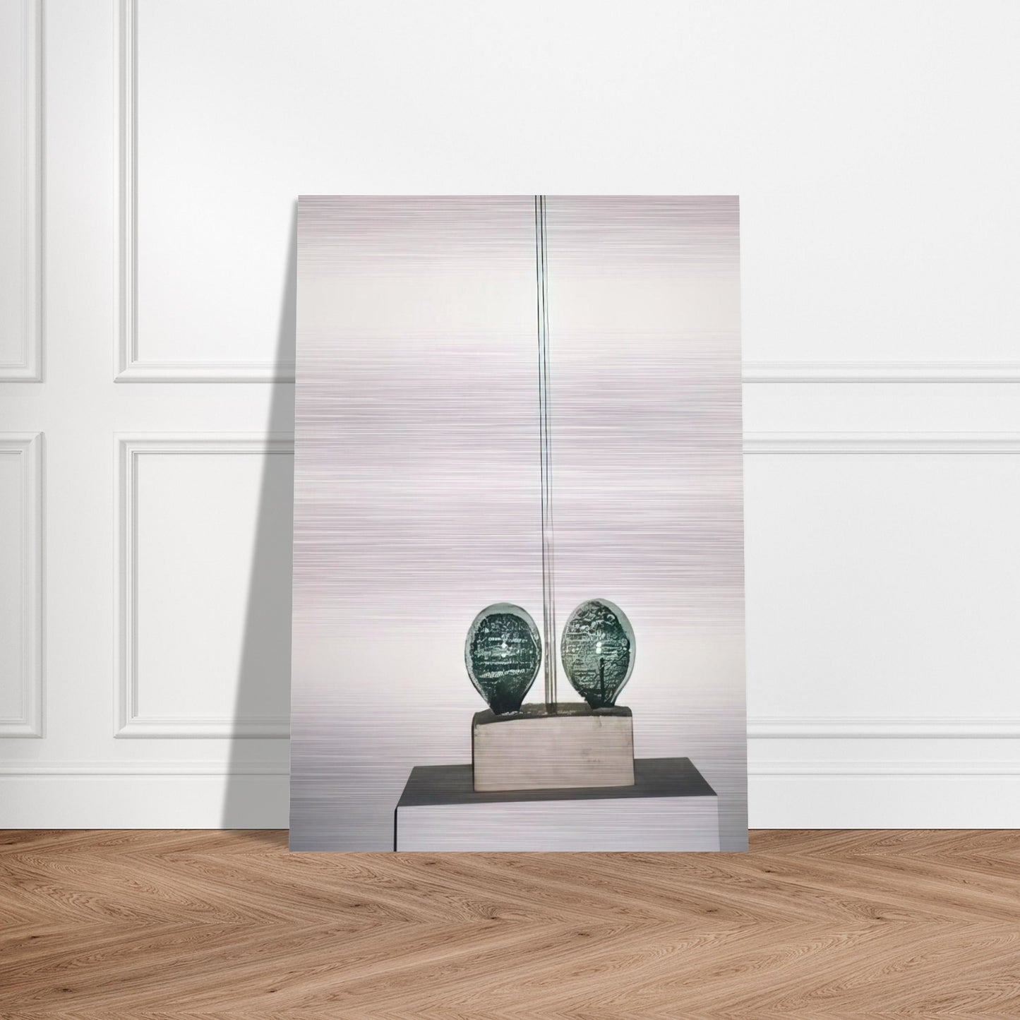 THE MAN WITH TWO SOULS 1950 - Robert Rauschenberg Brushed Aluminum Print - 70x100 cm / 28x40 inches | Robert Rauschenberg Aluminum Print | Robert Rauschenberg Prints