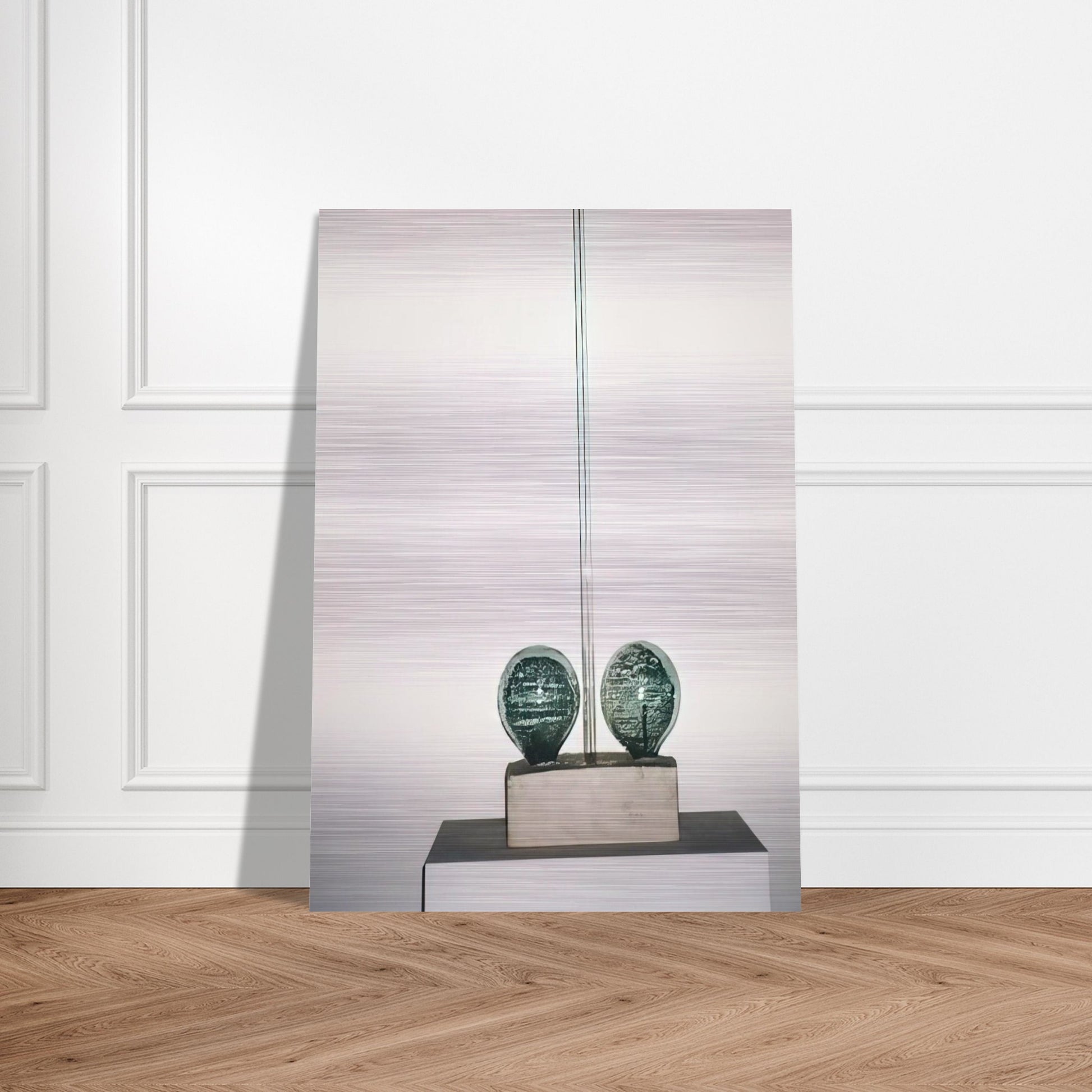 THE MAN WITH TWO SOULS 1950 - Robert Rauschenberg Brushed Aluminum Print - 70x100 cm / 28x40 inches | Robert Rauschenberg Aluminum Print | Robert Rauschenberg Prints