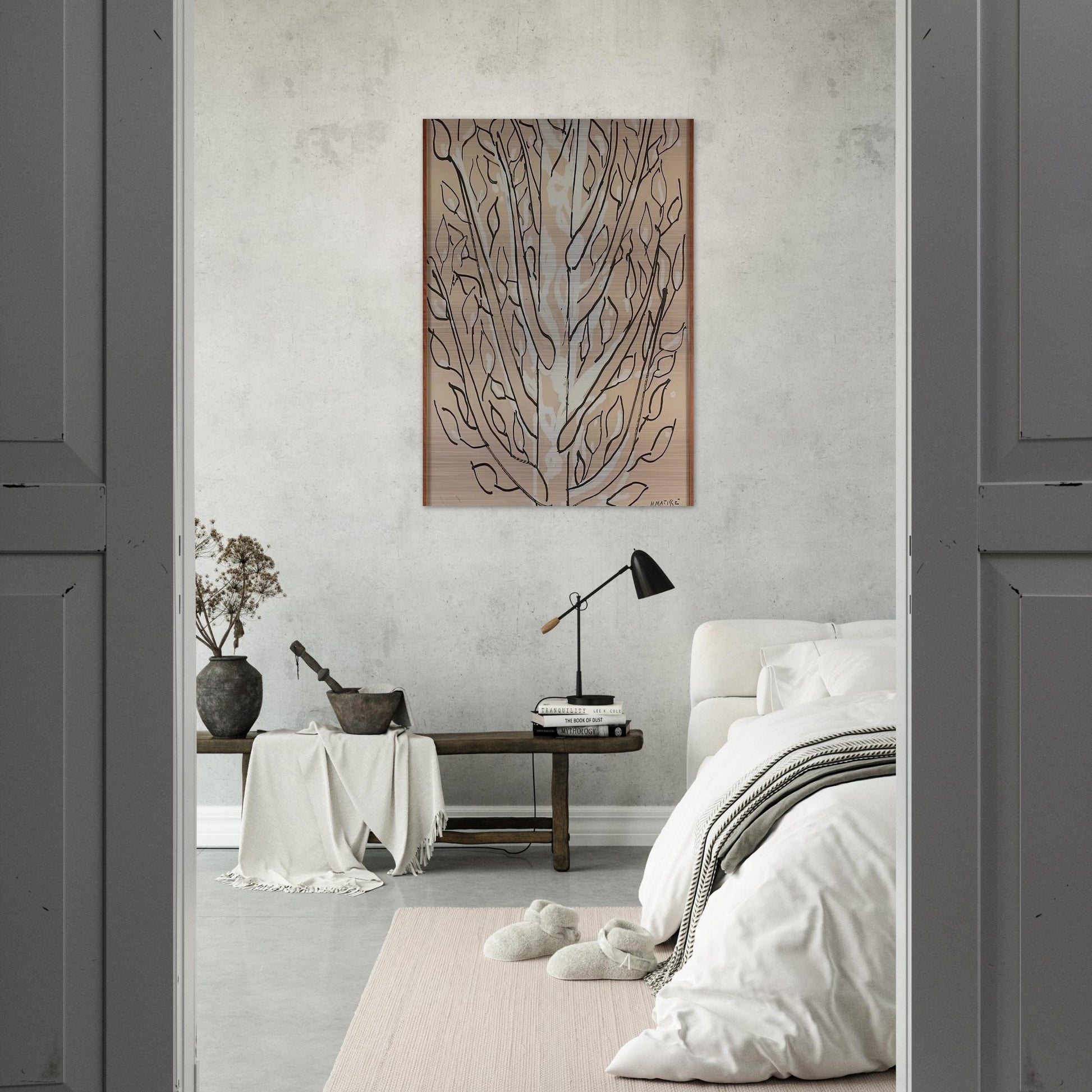 THE TREE 1951 - Henri Matisse Brushed Aluminum Print - 70x100 cm / 28x40 inches | Henri Matisse Aluminum Print | Henri Matisse Prints