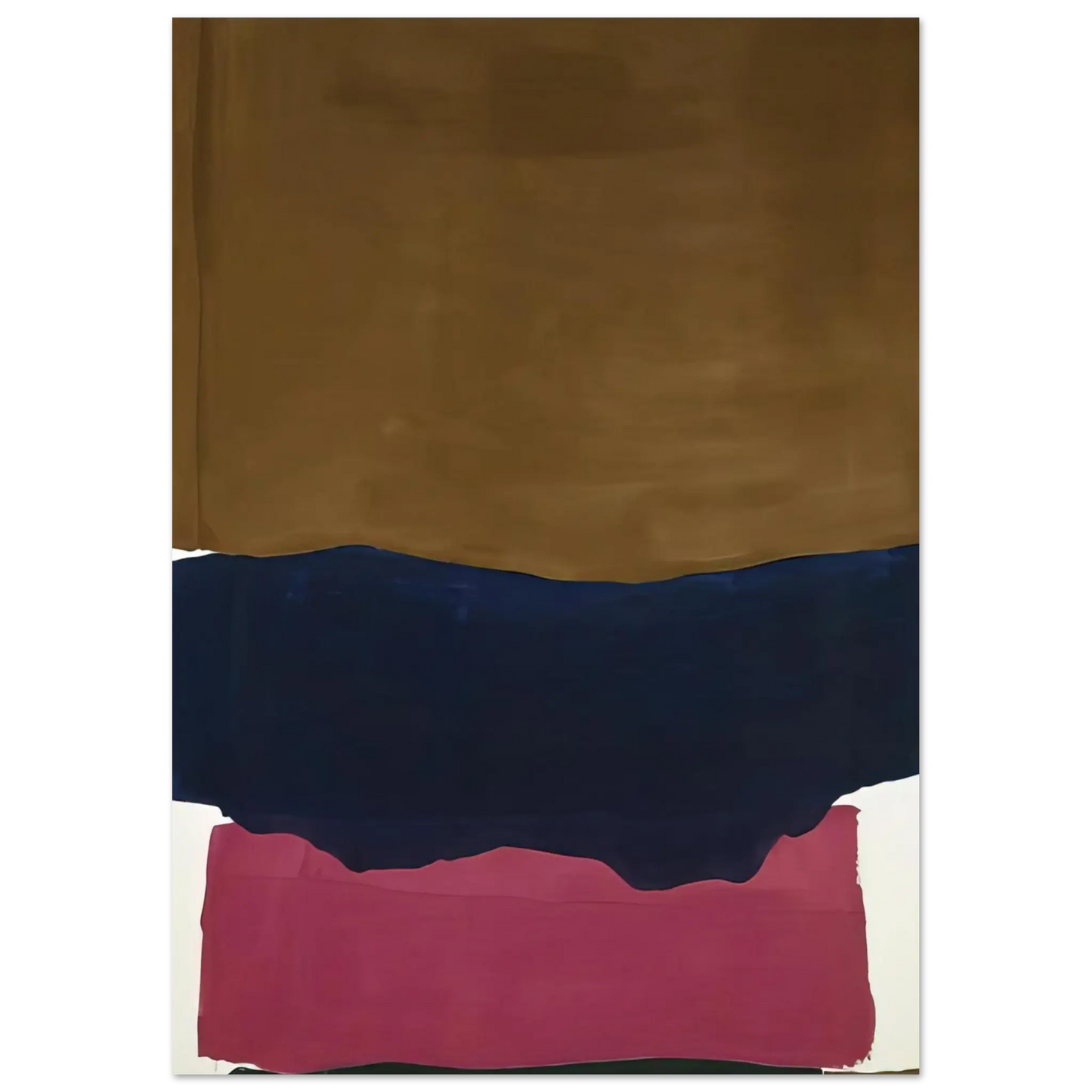 Helen Frankenthaler - Indian Summer - 1967 Wall art - 40x50 cm / 16x20 Inches - Fine Art Poster - -