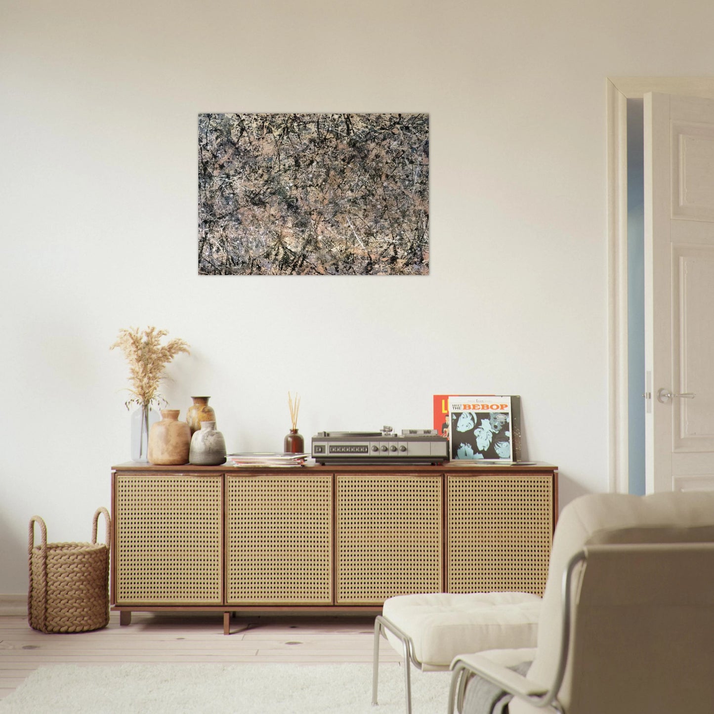 NUMBER 1 LAVENDER MIST 1950 1 - Jackson Pollock Brushed Aluminum Print - 70x100 cm / 28x40 inches | Jackson Pollock Aluminum Print | Jackson Pollock Prints