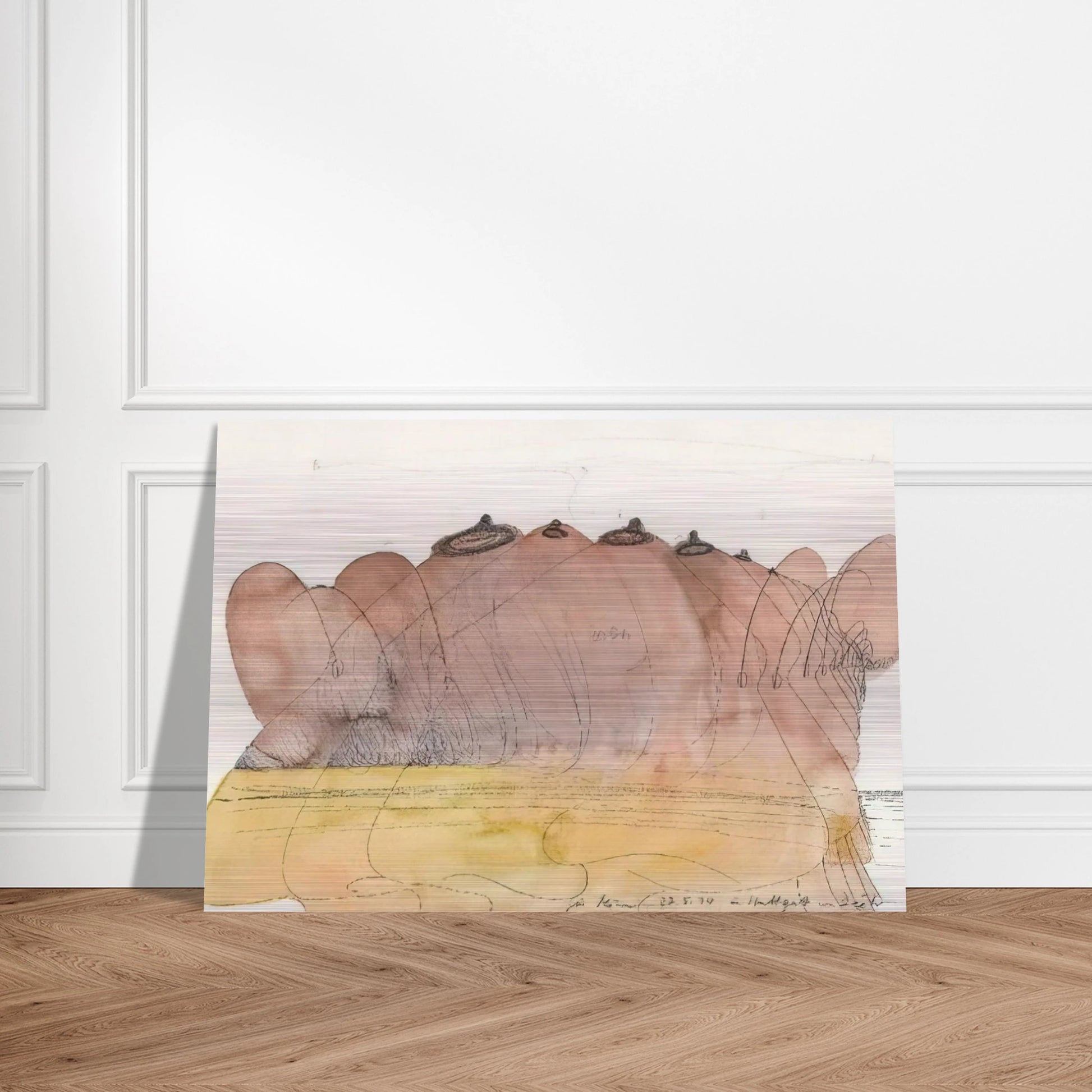 Untitled - 1974 - Dieter Roth Brushed Aluminum Print - 70x100 cm / 28x40 inches | Dieter Roth Aluminum Print | Dieter Roth Prints