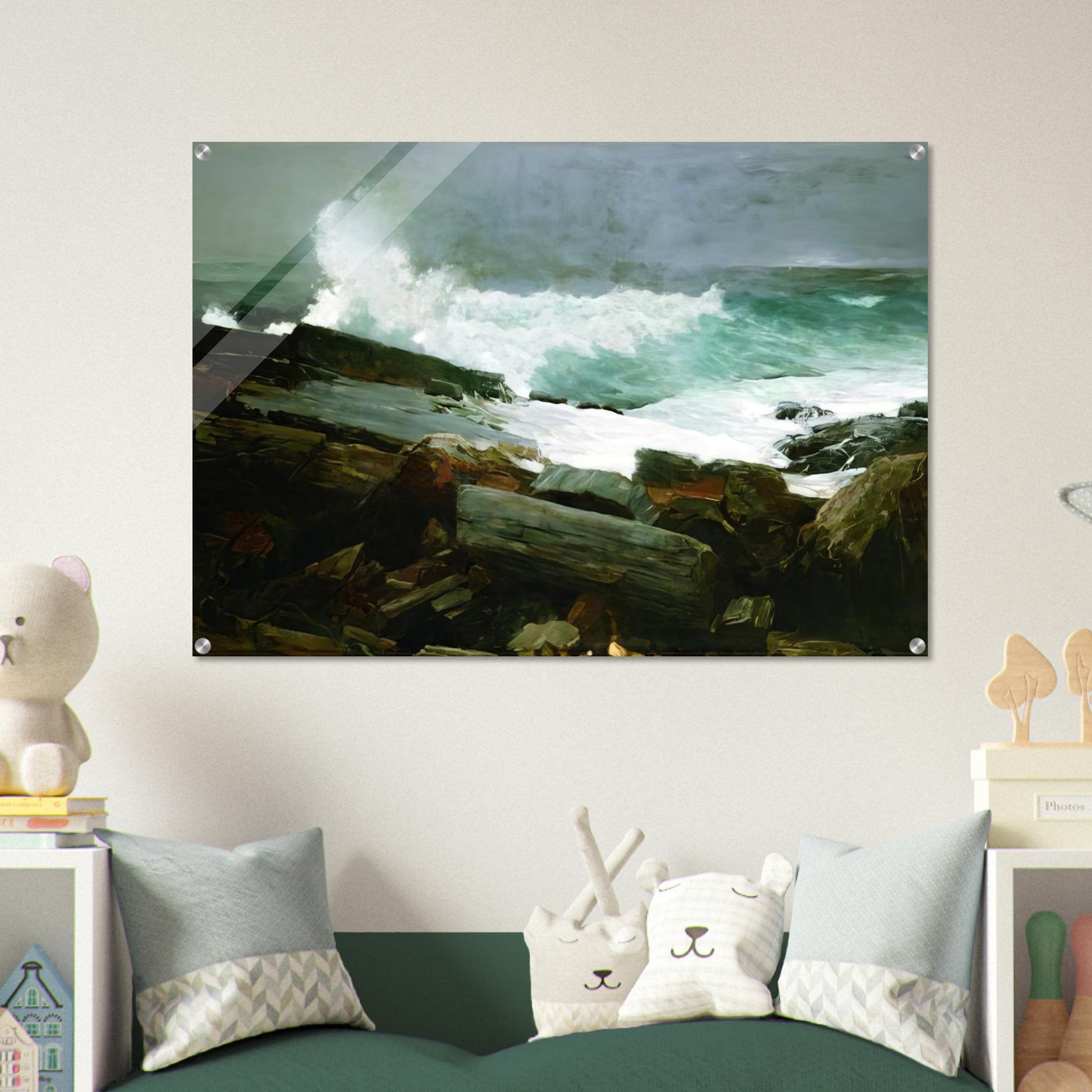 WEATHERBEATEN 1894 - Winslow Homer Acrylic Print - 70x100 cm / 28x40″ inches
