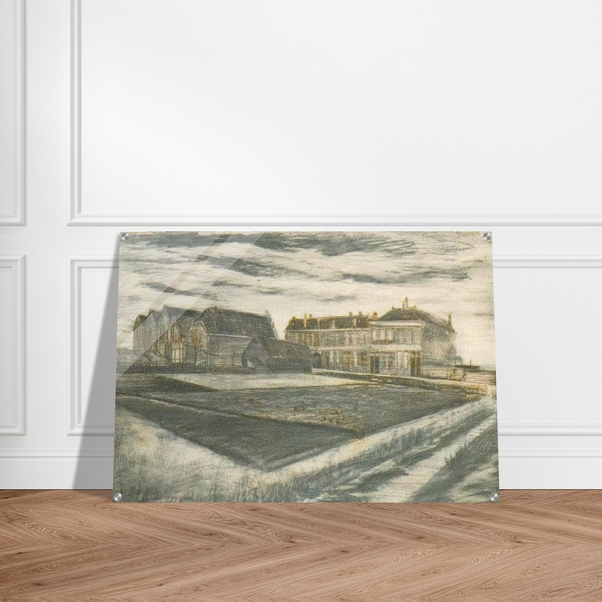 The Houses on Schenkweg where Van Gogh Lived - Vincent van Gogh Acrylic Print - 70x100 cm / 28x40″ inches