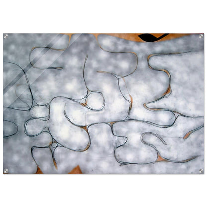 GREY SYMPHONY 1975 - Victor Pasmore Acrylic Print - 70x100 cm / 28x40″ inches | Victor Pasmore Wall Art | Victor Pasmore Prints