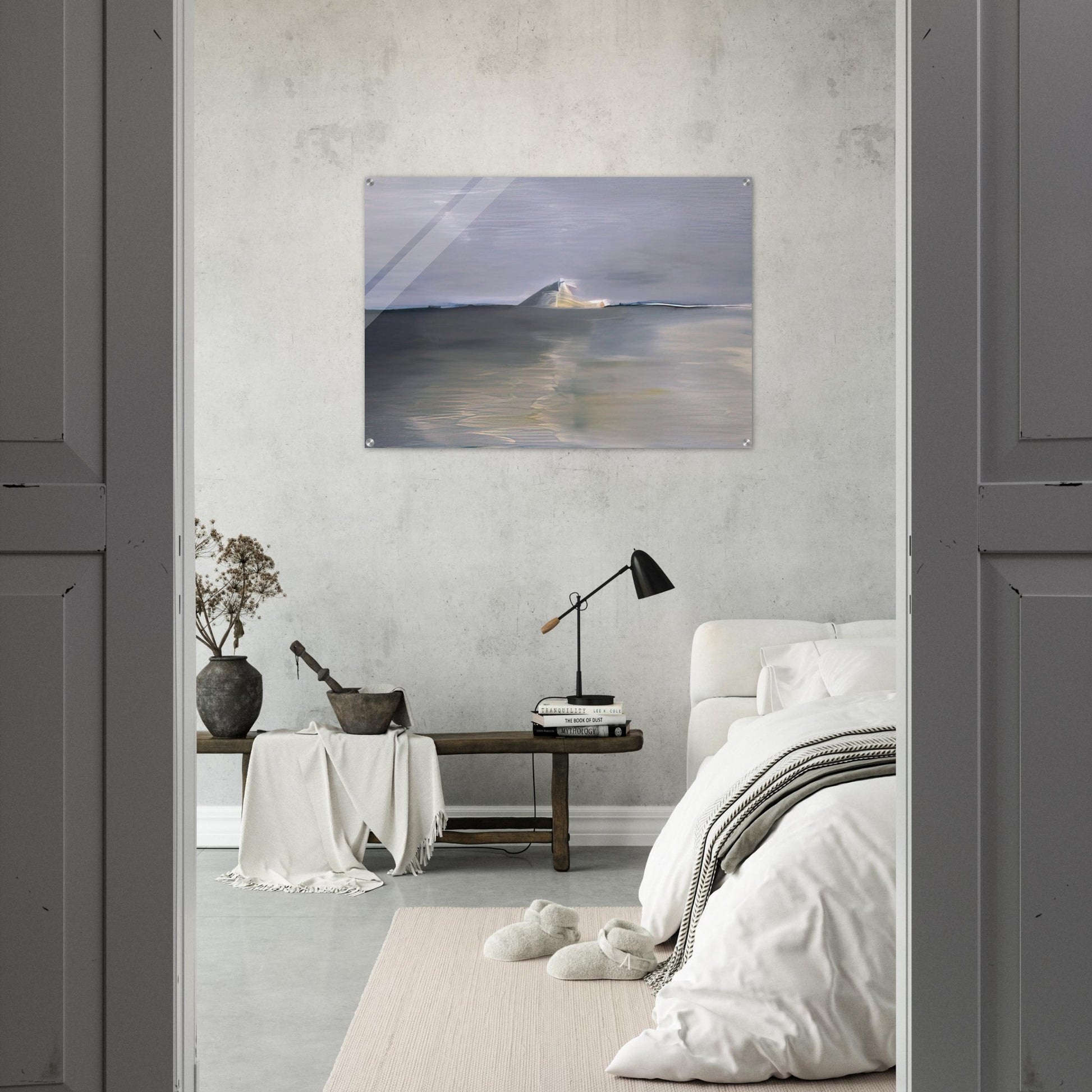 Marine au cap - Lyrical Abstraction - Nicolas de Stael Acrylic Print - 70x100 cm / 28x40″ inches