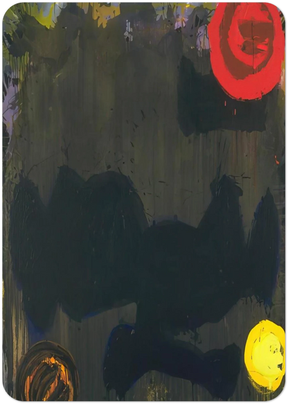 Gadal 10.11.86 - 1986 By John Hoyland Pack of 10 Post Cards | John Hoyland Post Cards | A6 (10.5 x 14.8 cm) - 4.1 x 5.8 inches