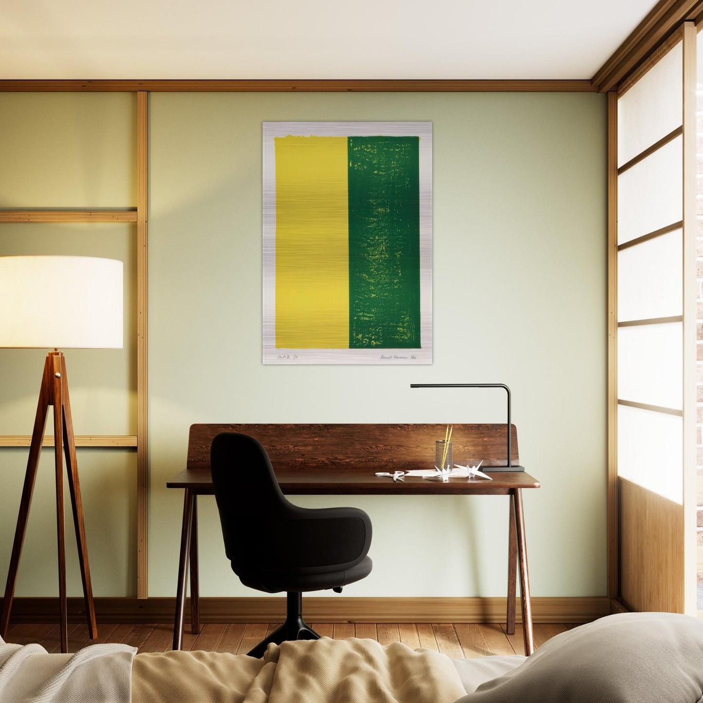 Canto XI - Barnett Newman Brushed Aluminum Print - 70x100 cm / 28x40 inches | Barnett Newman Aluminum Print | Barnett Newman Prints