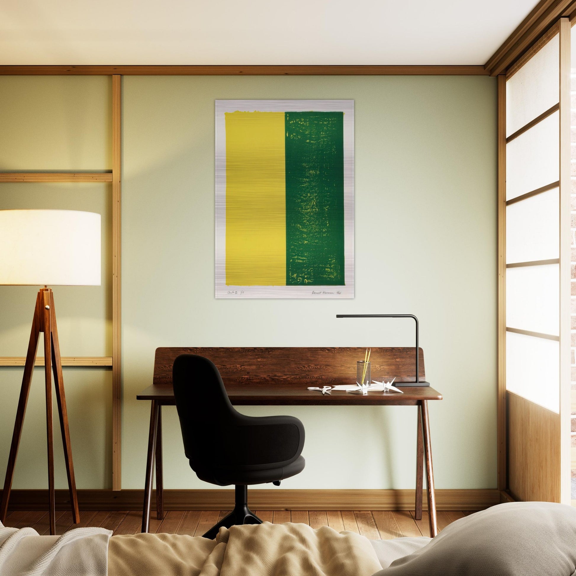 Canto XI - Barnett Newman Brushed Aluminum Print - 70x100 cm / 28x40 inches | Barnett Newman Aluminum Print | Barnett Newman Prints
