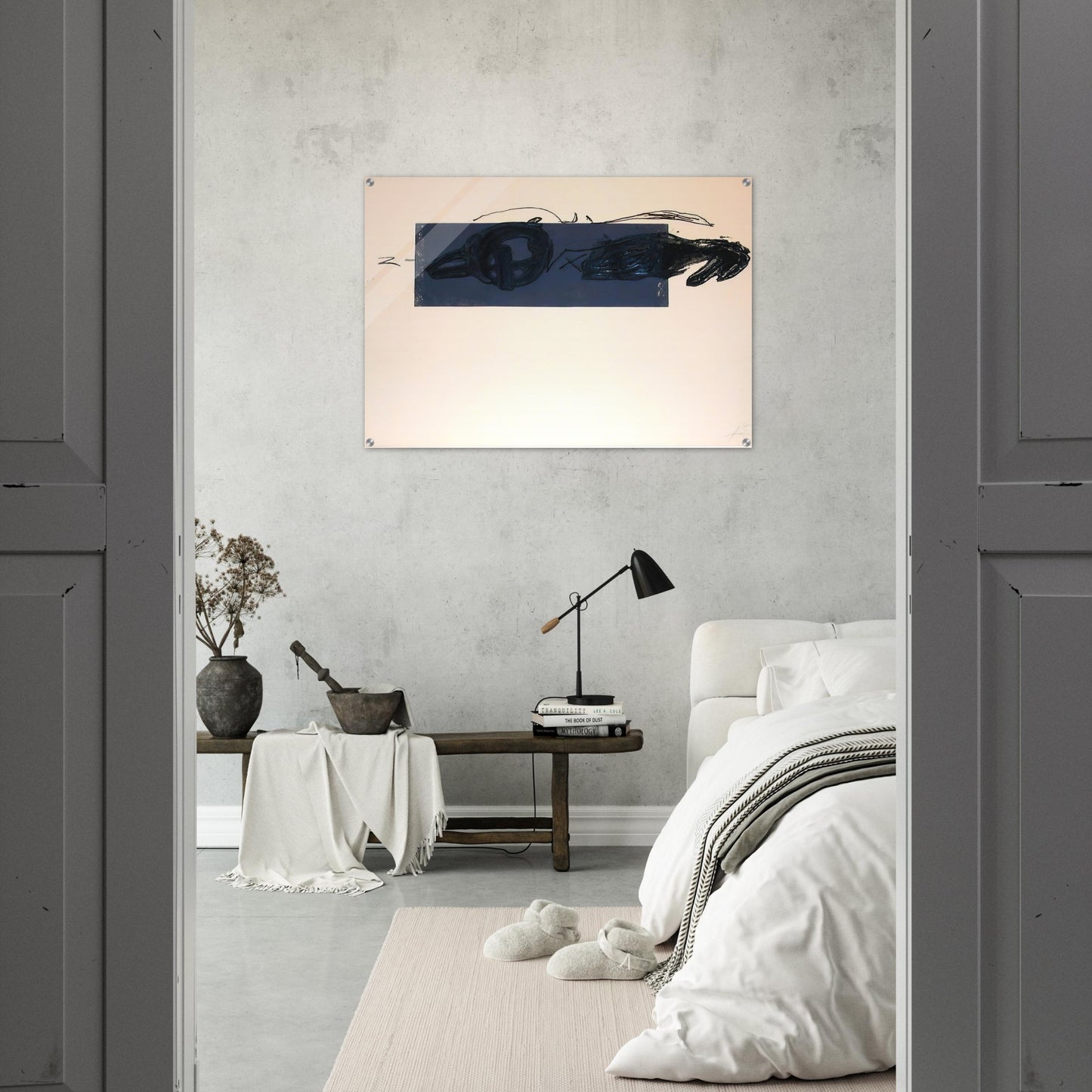 Z 1981 - Antoni Tapies Acrylic Print - 70x100 cm / 28x40″ inches | Antoni Tapies Wall Art | Antoni Tapies Prints