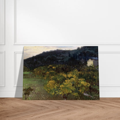 Landscape near Grasse - John Singer Sargent Brushed Aluminum Print - 70x100 cm / 28x40 inches | John Singer Sargent Aluminum Print | John Singer Sargent Prints