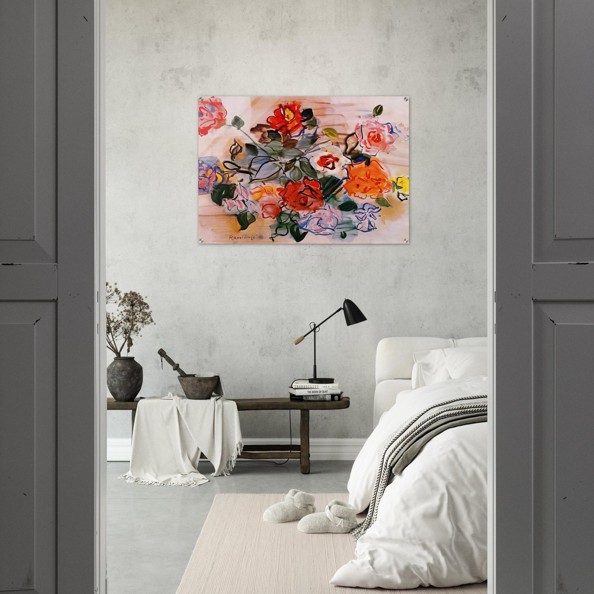 PINK BUNCH 1940 - Raoul Dufy Acrylic Print - 70x100 cm / 28x40″ inches