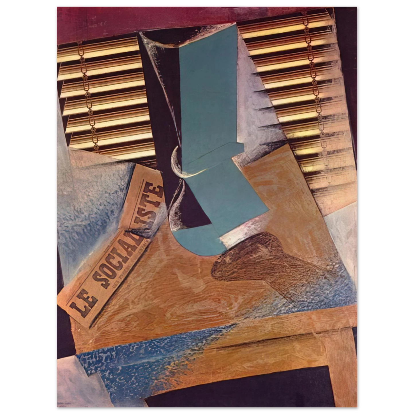 Juan Gris - THE SUNBLIND 1914  75x100 cm / 30x40inches Fine Art Poster