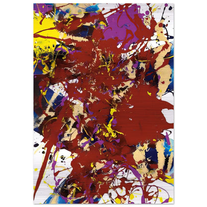 Untitled  SFP94-99  SFF 1781  - Sam Francis Brushed Aluminum Print - 70x100 cm / 28x40 inches | Sam Francis Aluminum Print | Sam Francis Prints