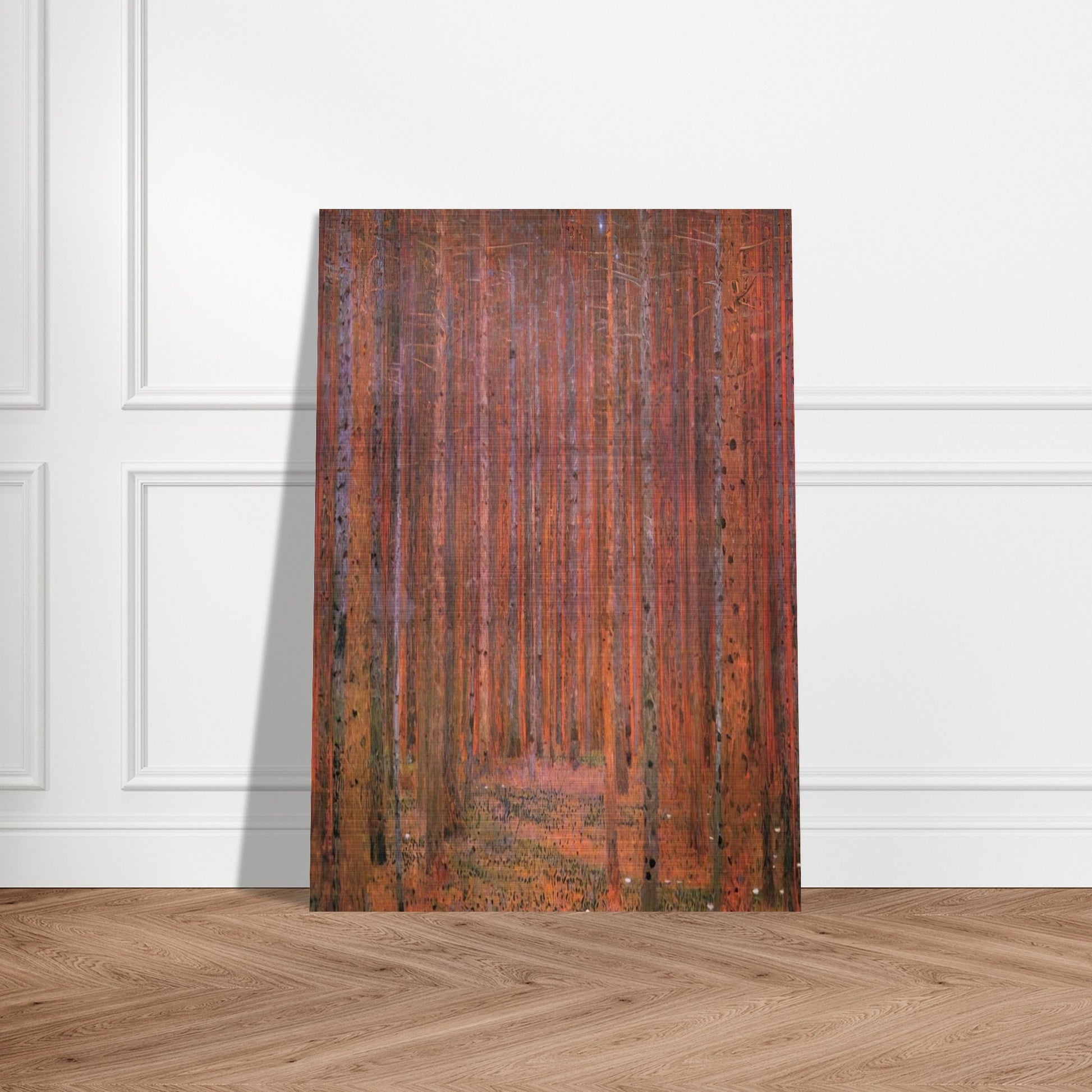 FIR FOREST I - Gustav Klimt Brushed Aluminum Print - 70x100 cm / 28x40 inches | Gustav Klimt Aluminum Print | Gustav Klimt Prints