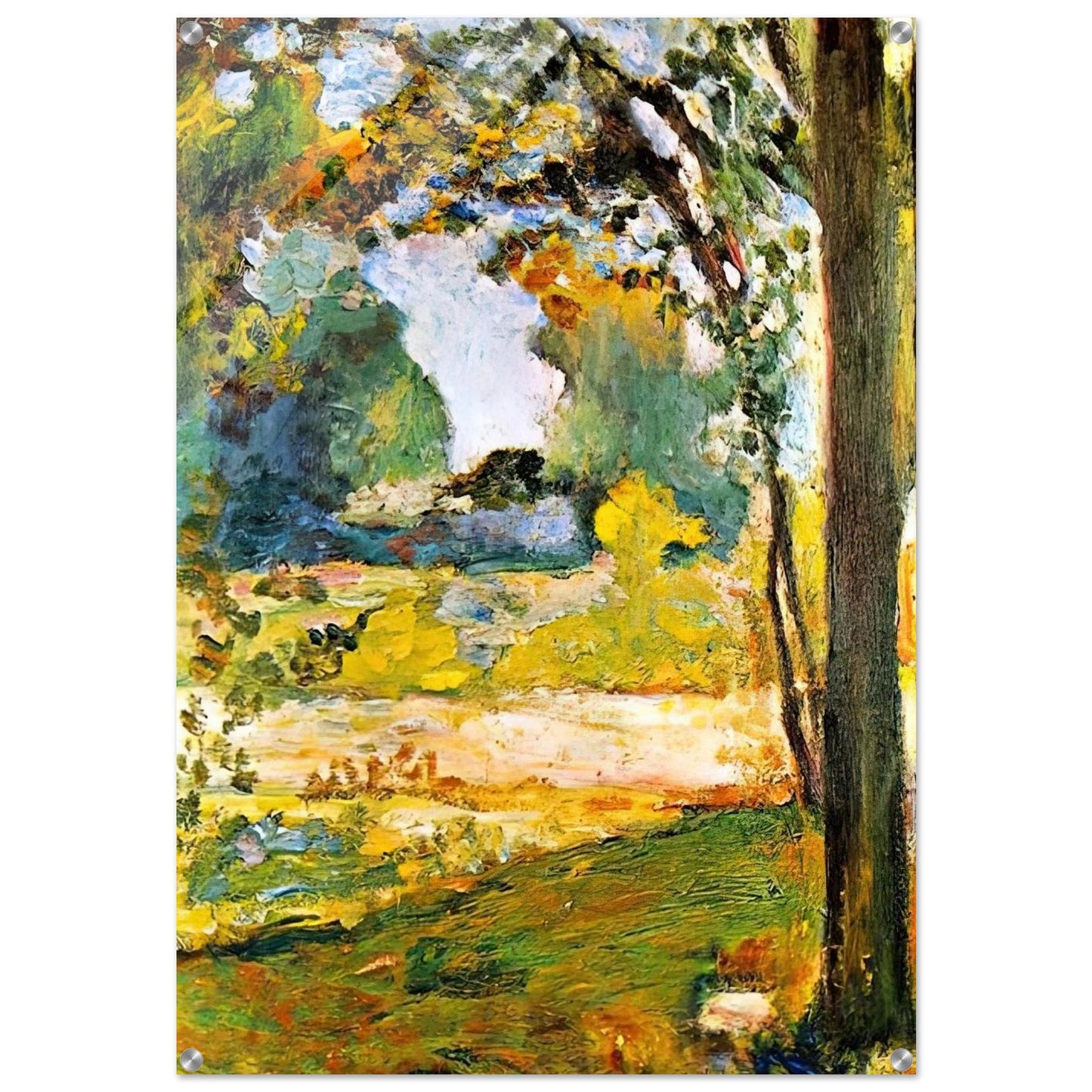 TOULOUSE LANDSCAPE 1898 - Henri Matisse Acrylic Print - 70x100 cm / 28x40″ inches