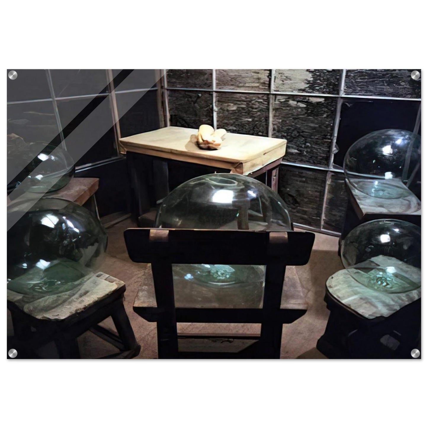 CELL GLASS SPHERES AND HANDS 1993 - Louise Bourgeois Acrylic Print - 70x100 cm / 28x40″ inches | Louise Bourgeois Wall Art | Louise Bourgeois Prints