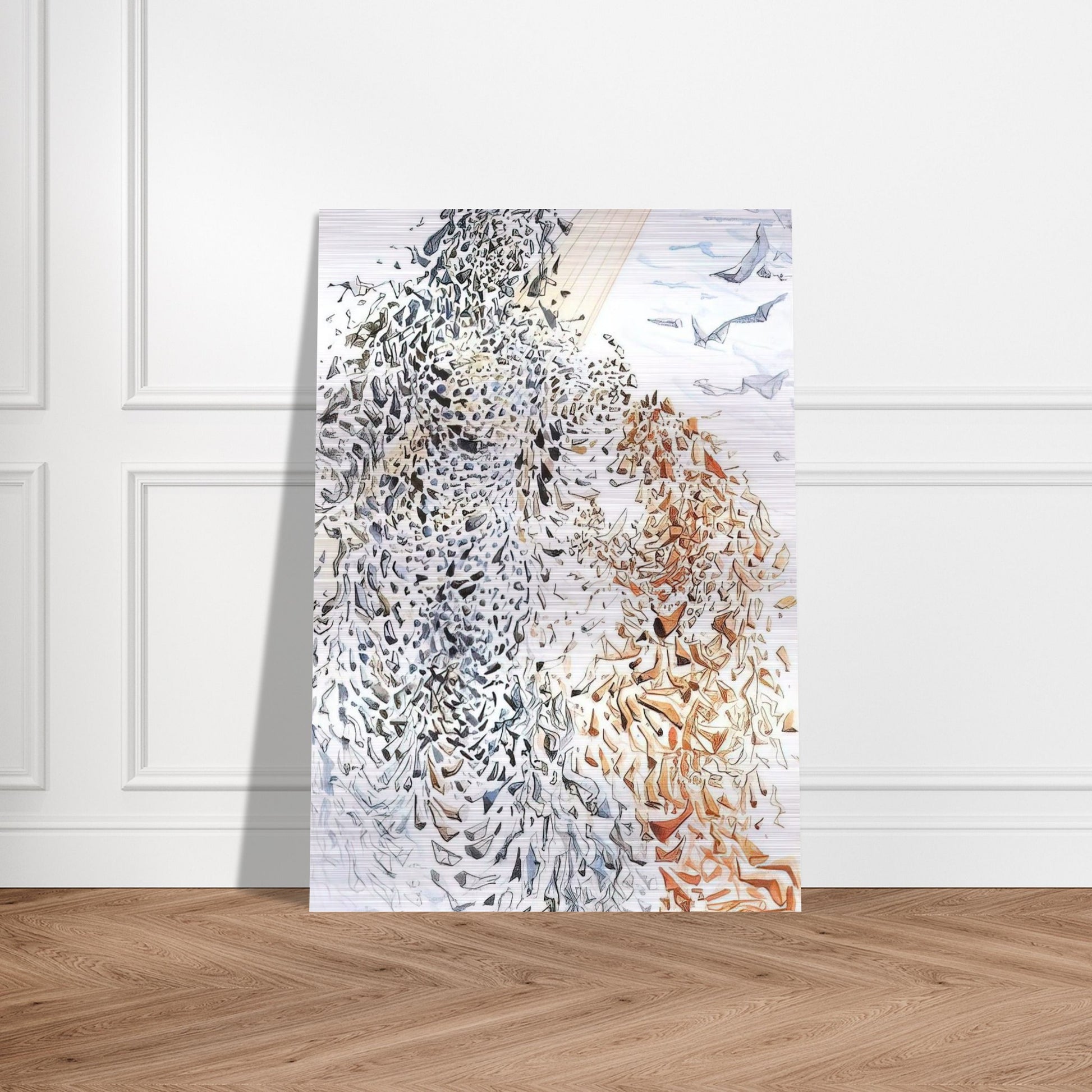 OPPOSITION - Salvador Dali Brushed Aluminum Print - 70x100 cm / 28x40 inches | Salvador Dali Aluminum Print | Salvador Dali Prints