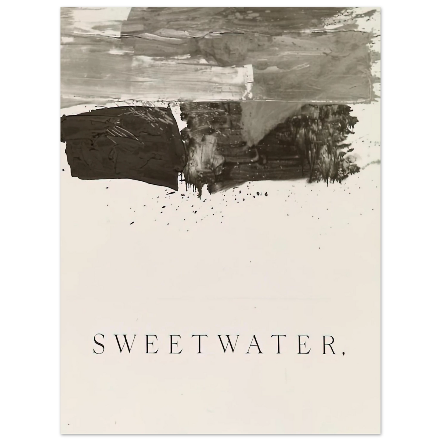 Edward Ruscha - SWEETWATER 1959  75x100 cm / 30x40inches Fine Art Poster
