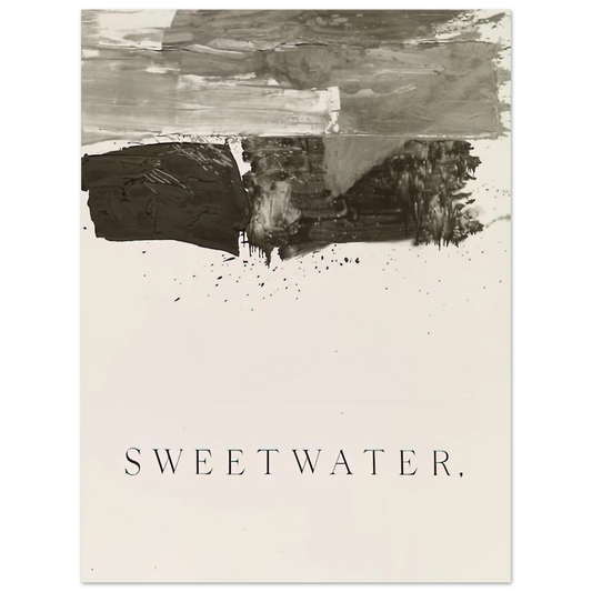 Edward Ruscha - SWEETWATER 1959  75x100 cm / 30x40inches Fine Art Poster