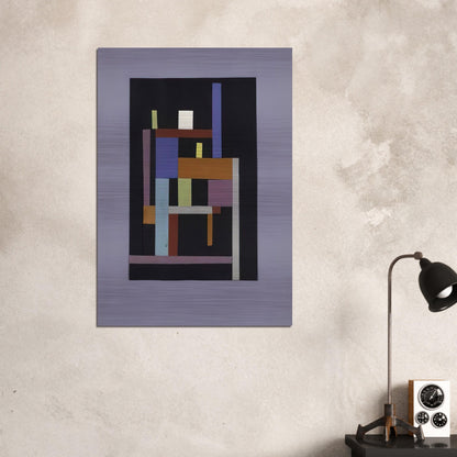 Collage - 1938 - Ad Reinhardt Brushed Aluminum Print - 70x100 cm / 28x40 inches | Ad Reinhardt Aluminum Print | Ad Reinhardt Prints