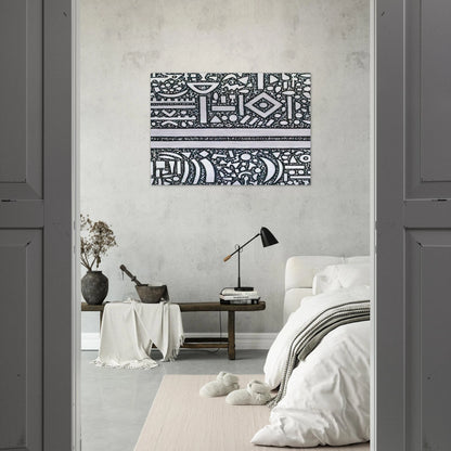 From the Edge of Darkness - 1992 - Richard Pousette-Dart Brushed Aluminum Print - 70x100 cm / 28x40 inches | Richard Pousette-Dart Aluminum Print | Richard Pousette-Dart Prints