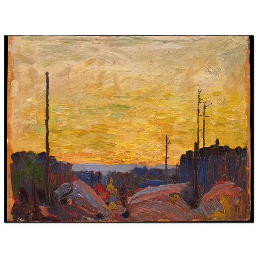 Tom Thomson - BURNED OVER LAND 1916  75x100 cm / 30x40inches Fine Art Poster