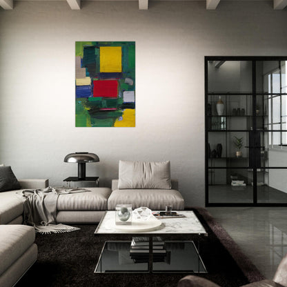 The Gate - Hans Hofmann Brushed Aluminum Print - 70x100 cm / 28x40 inches | Hans Hofmann Aluminum Print | Hans Hofmann Prints