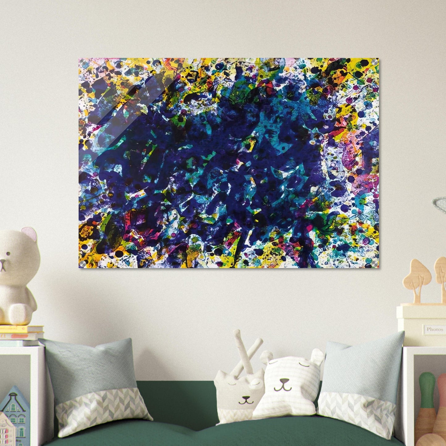 Coral Marine - Sam Francis Acrylic Print - 70x100 cm / 28x40″ inches