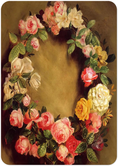 Crown of Roses By Pierre-Auguste Renoir Pack of 10 Post Cards | Pierre-Auguste Renoir Post Cards | A6 (10.5 x 14.8 cm) - 4.1 x 5.8 inches