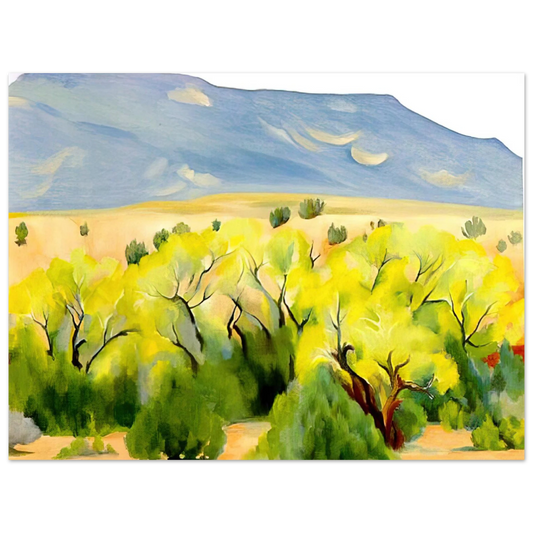 Georgia O'Keeffe - Cottonwood III Fine Art Poster