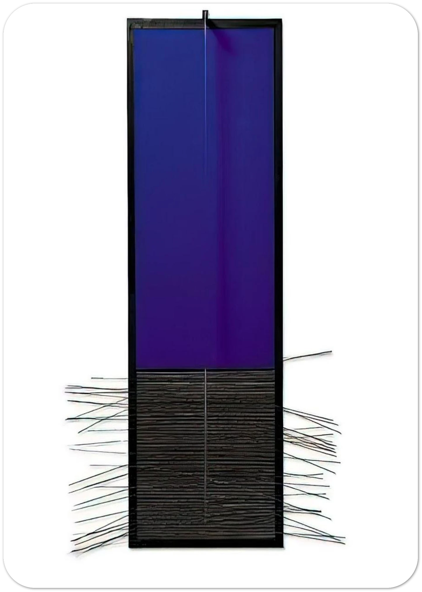 BLEU VERTICAL By Jesus Rafael Soto Pack of 10 Post Cards | Jesus Rafael Soto Post Cards | A6 (10.5 x 14.8 cm) - 4.1 x 5.8 inches