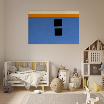 Double Aegean Sun-Box - 1968 - Theodoros Stamos Art Prints - 100x150 cm / 40x60″ inches | Theodoros Stamos Poster | Theodoros Stamos Prints