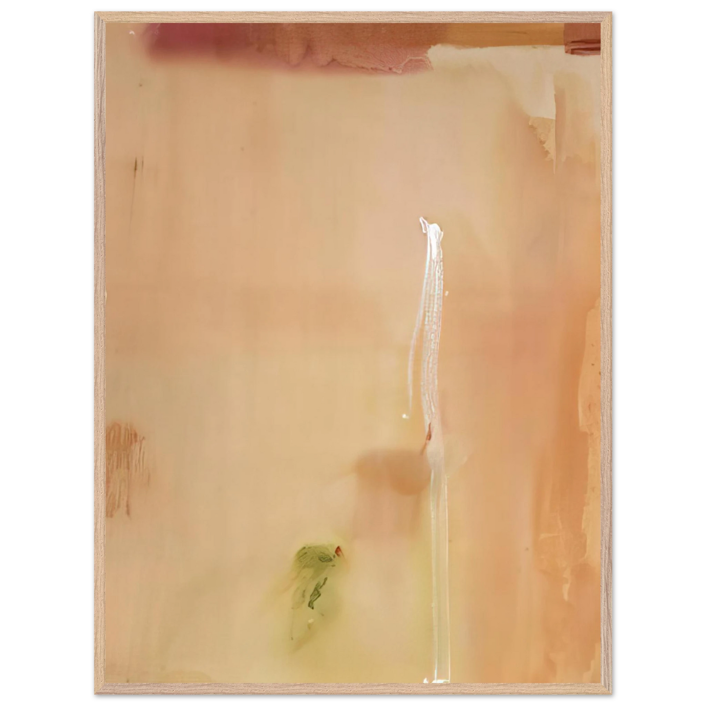 Helen Frankenthaler - Dawn Stroke - 1977 Wall art - 21x29.7 cm / 8x12" - Premium Wooden Framed Poster With Fine Art Paper-canvas - Wood frame
