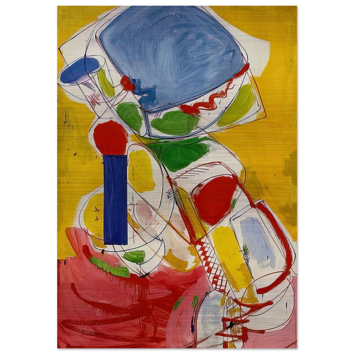 Solstice - Hans Hofmann Brushed Aluminum Print - 70x100 cm / 28x40 inches | Hans Hofmann Aluminum Print | Hans Hofmann Prints